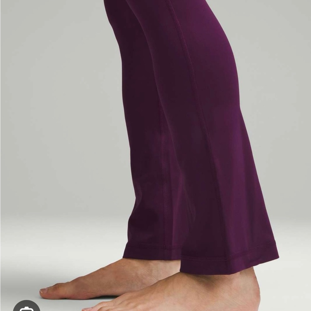 Lululemon Align High-Rise Mini Flare Pant 28” size 4 NWT Dramatic Magenta - Picture 4 of 10